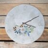Virágkoszorús falióra, 29 cm - Image 4