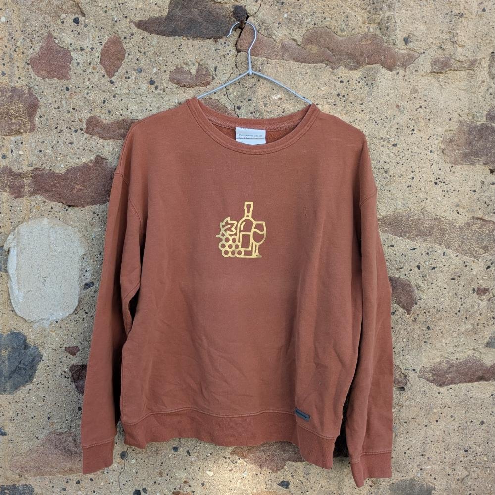 Boros pulóver, barna, női XS-S