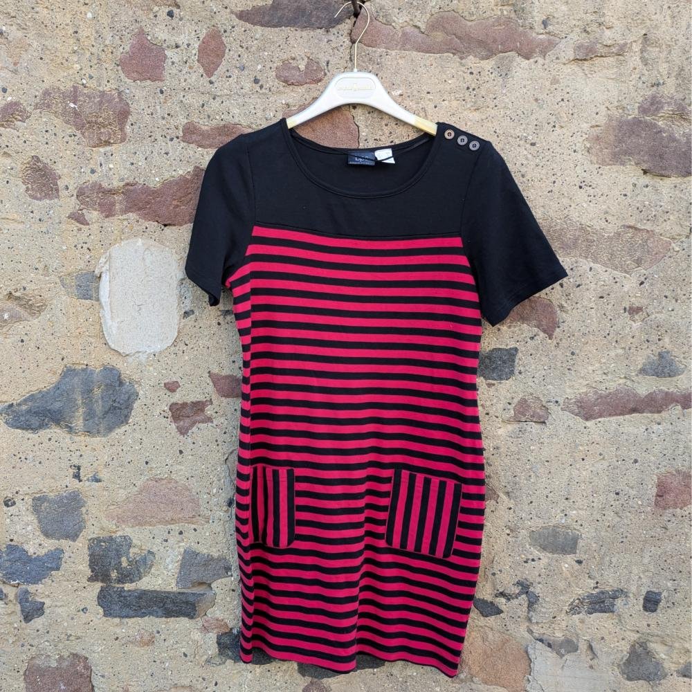 Egyedi csíkos ruha, S