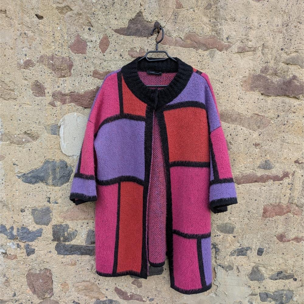 Kockás kabát, L/XL