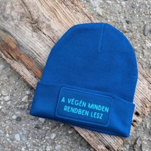 Sapka, kék, rendben