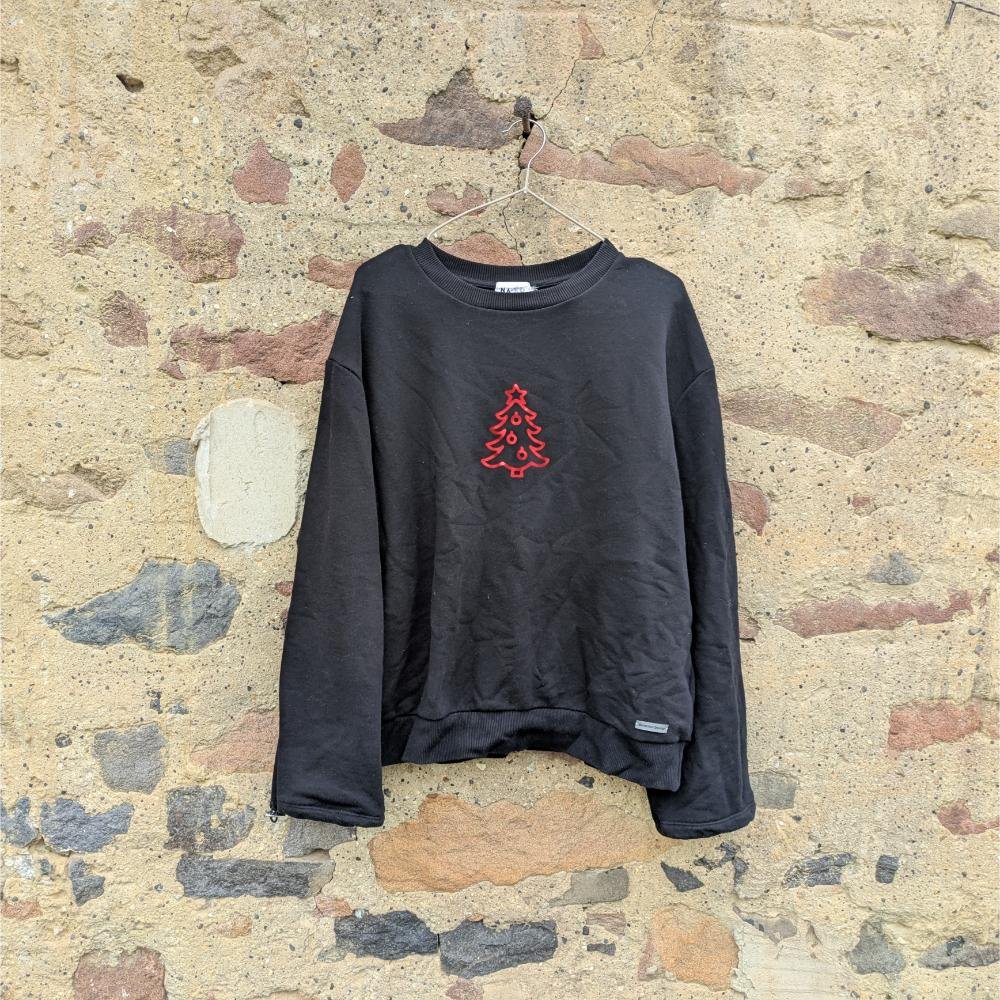 Karifa pulóver, fekete, M/L