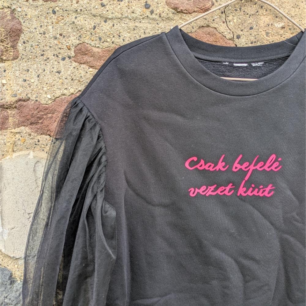 Kiút pulóver, fekete, S/M - Image 2