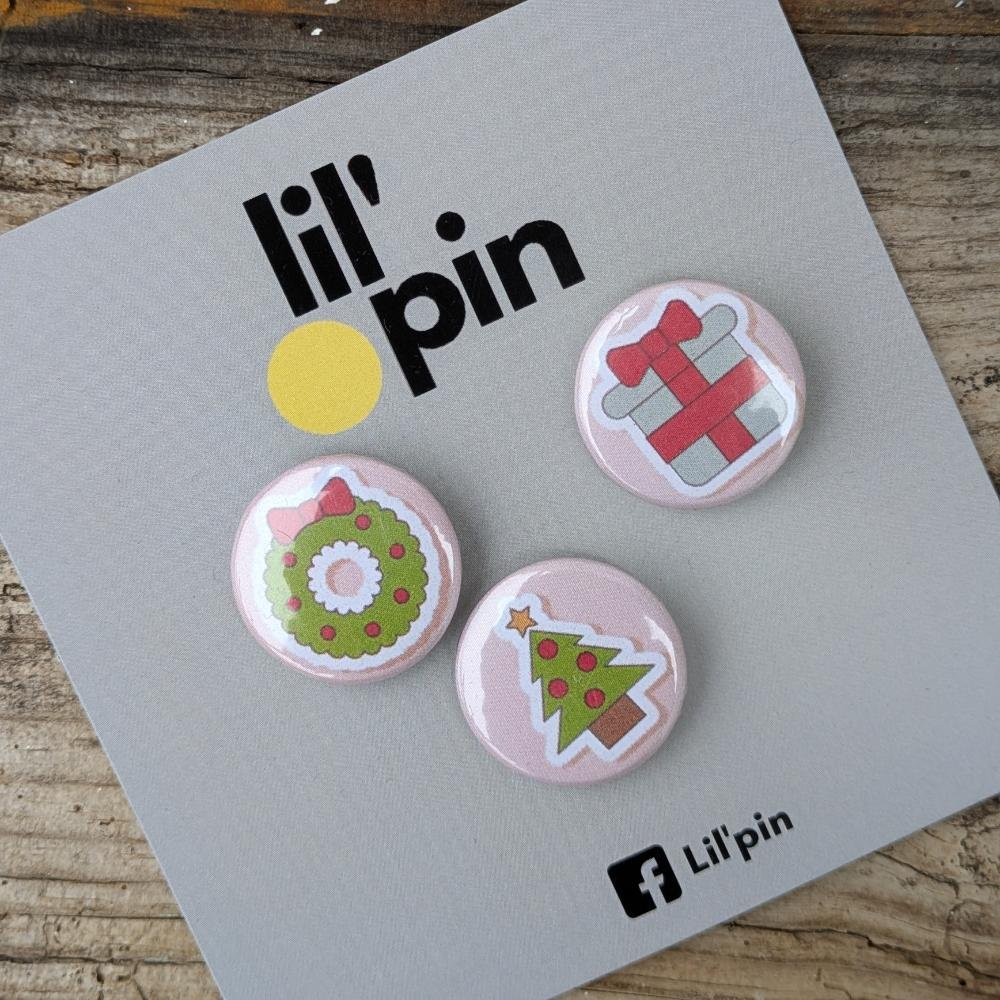 Karácsonyi kitűző szett 1.