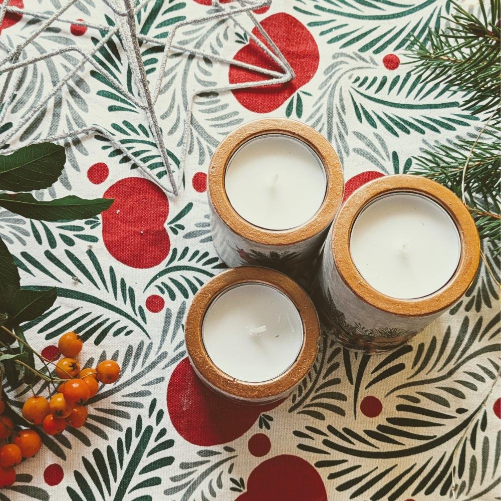 Karácsonyi mécsestartó szett, ajándék - Image 3