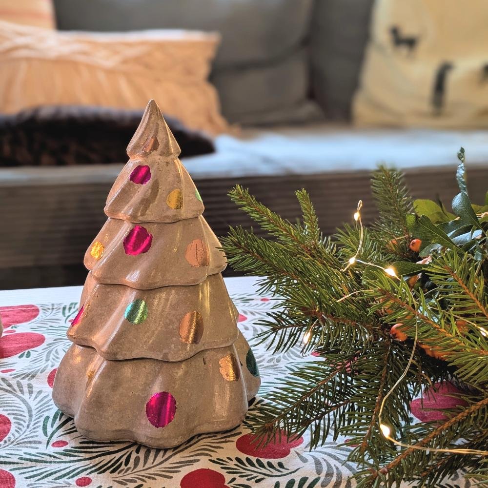 Karácsonyfa tartó, 19 cm, pink - Image 2