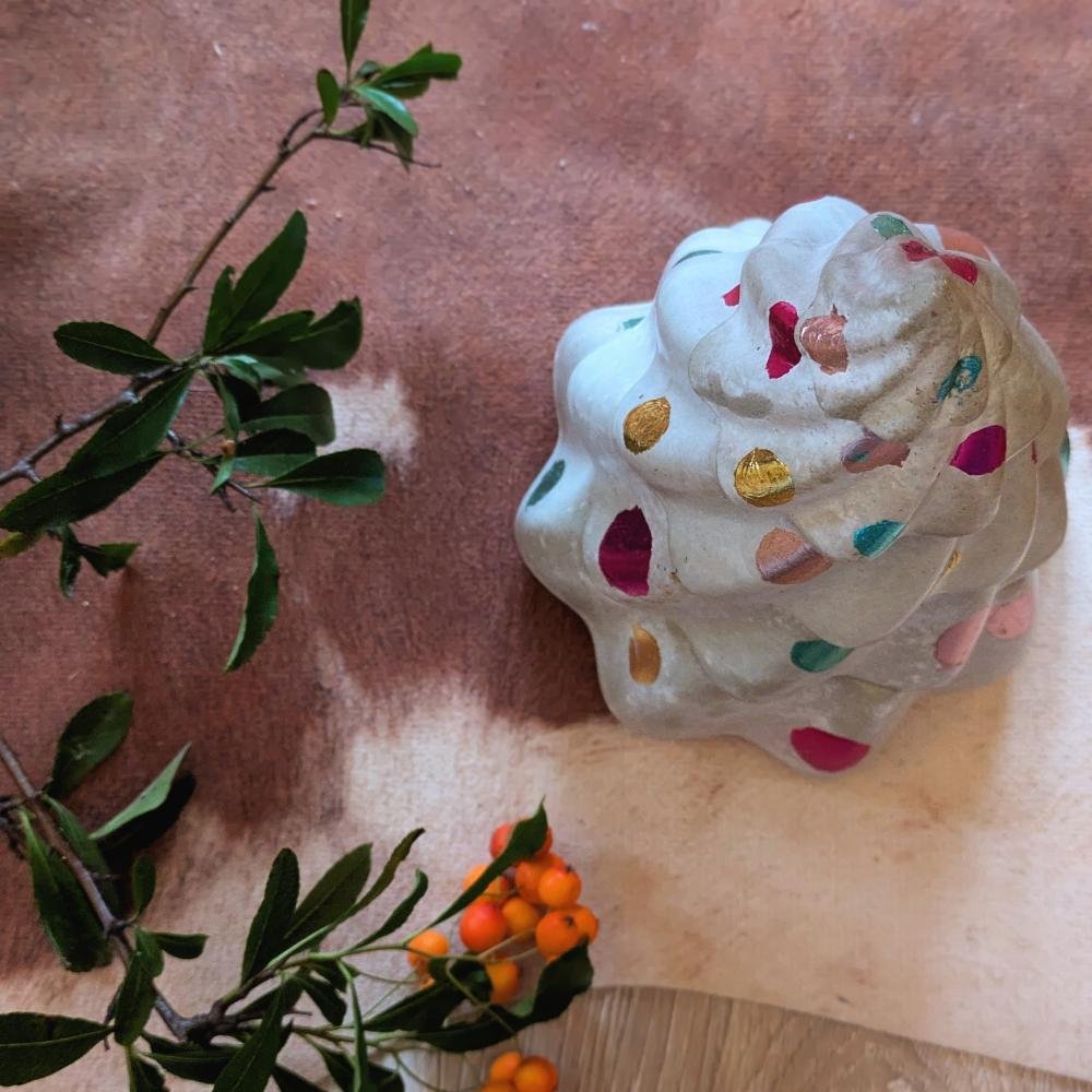 Karácsonyfa tartó, 19 cm, pink - Image 4