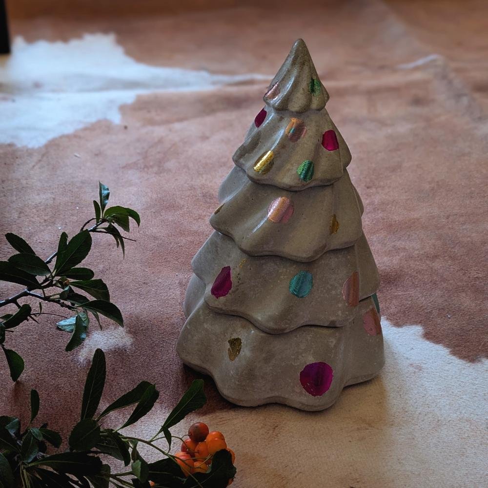 Karácsonyfa tartó, 19 cm, pink - Image 3