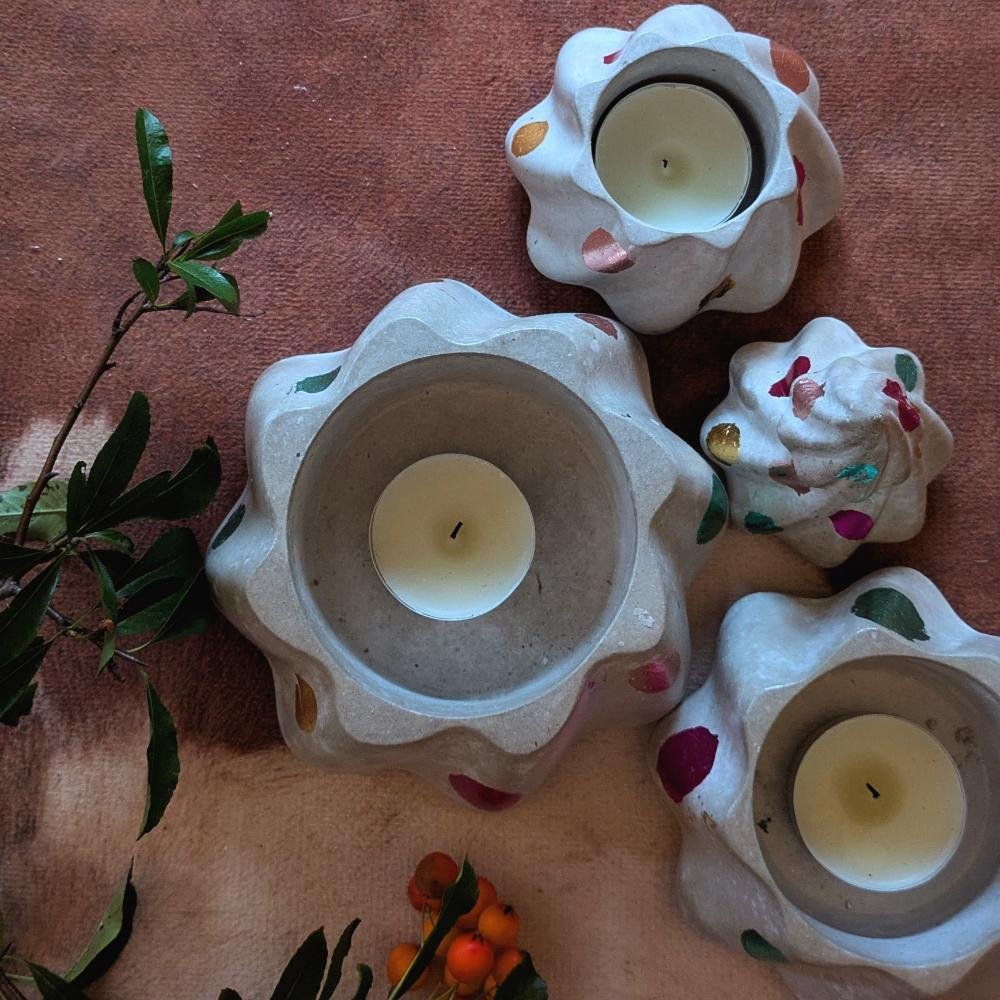 Karácsonyfa tartó, 19 cm, pink - Image 6