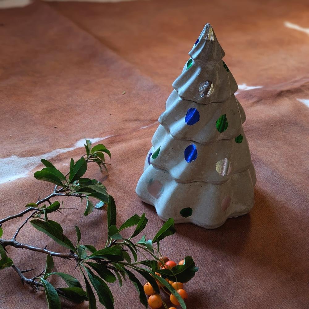 Karácsonyfa tartó, 19 cm, kék