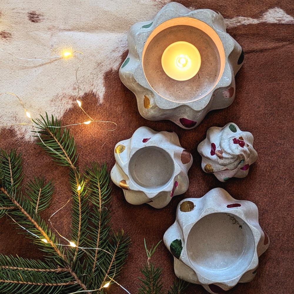 Karácsonyfa tartó, 19 cm, pink - Image 8