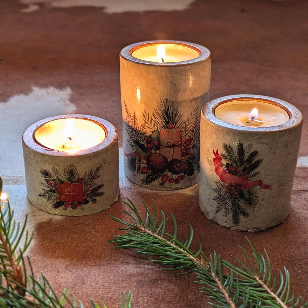 Karácsonyi mécsestartó szett, ajándék - Image 6