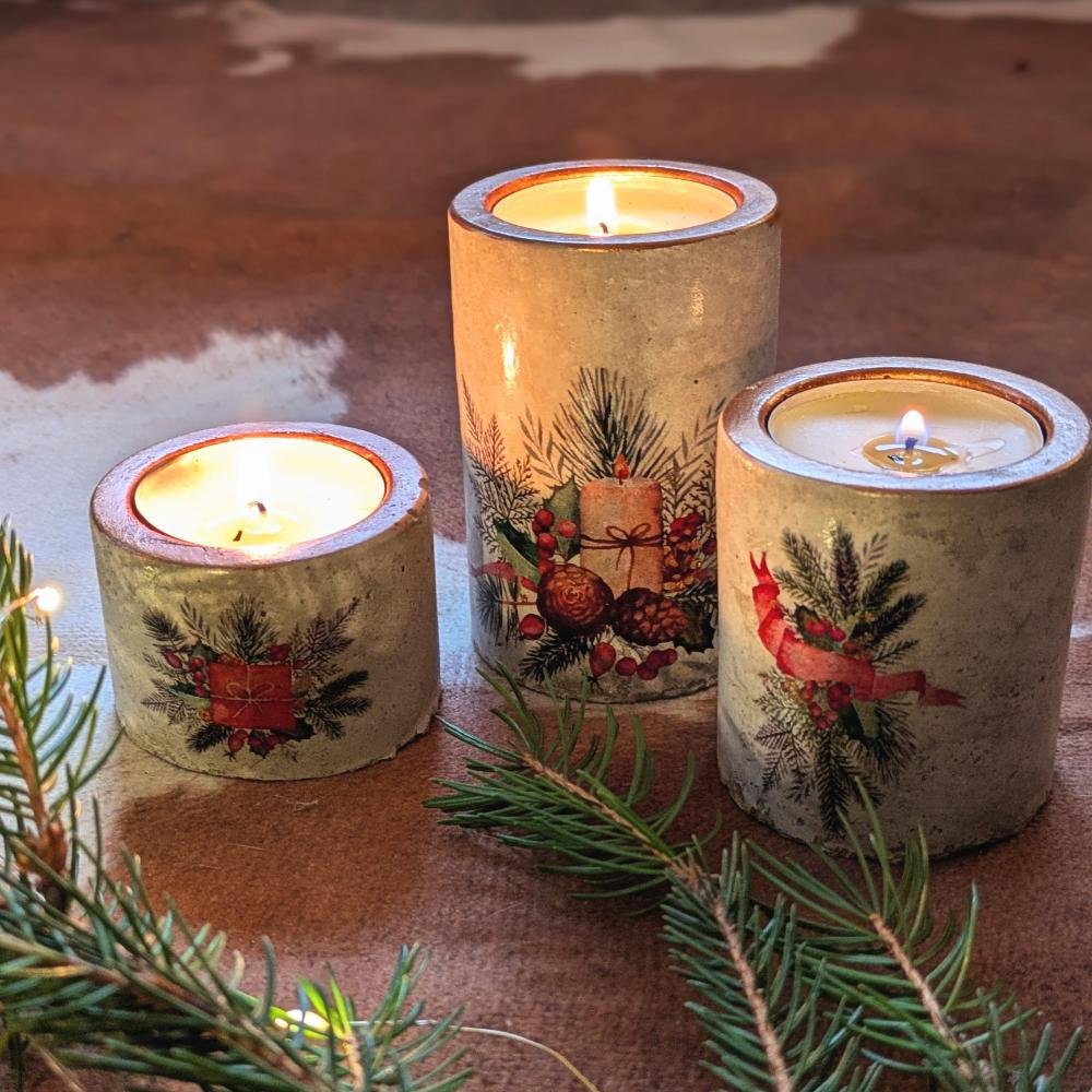 Karácsonyi mécsestartó szett, ajándék - Image 5