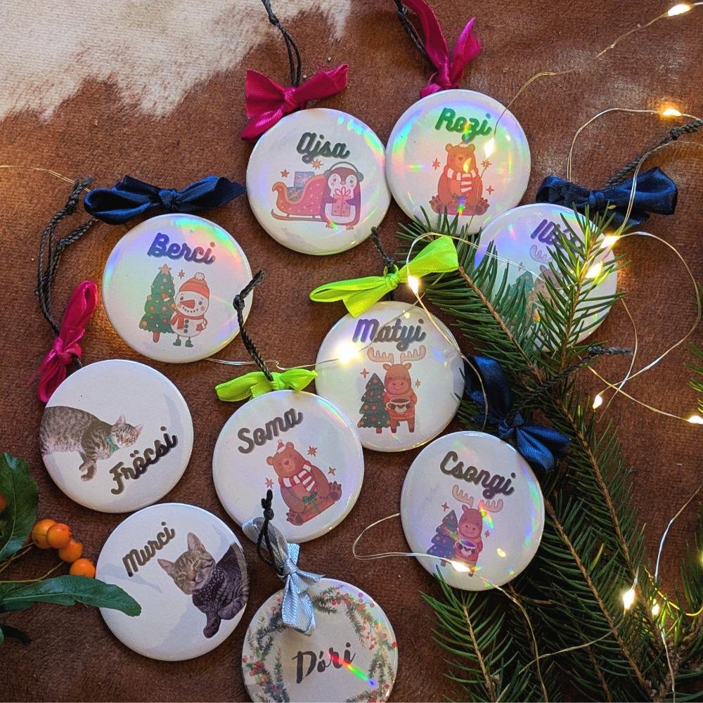 Kitűző karácsonyfadísz