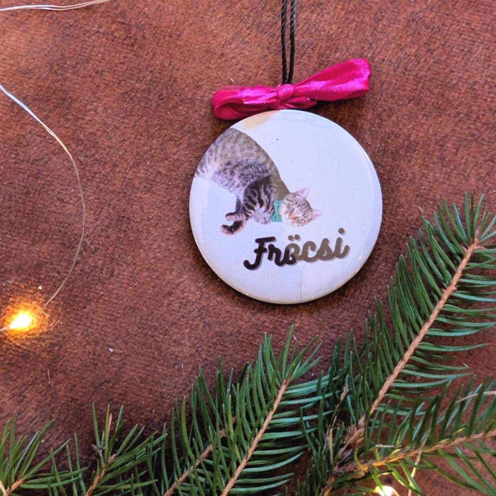 Kitűző karácsonyfadísz, egyedi - Image 2